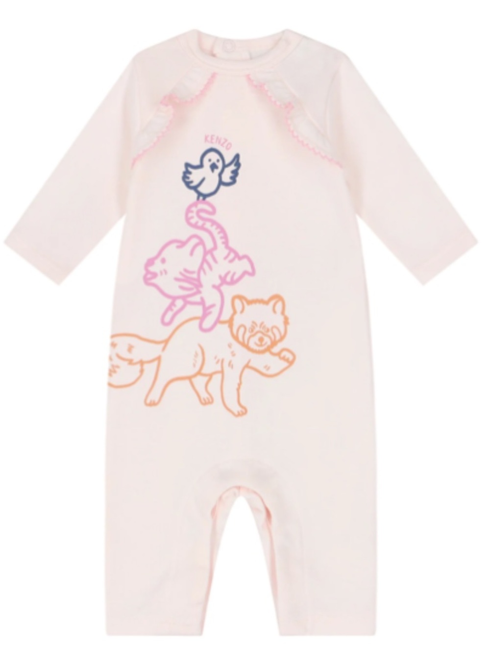 Baby Girls Pink Logo Romper (Size 18M) NWT